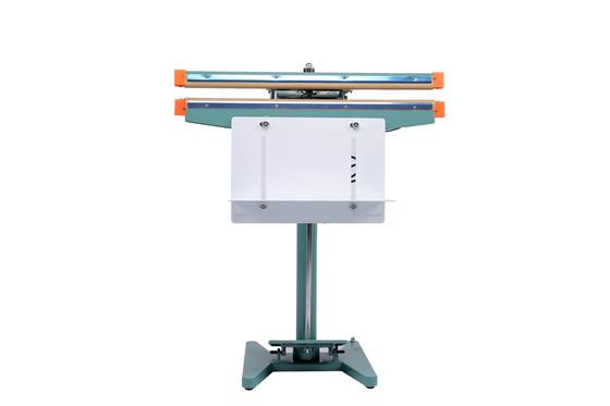 Fácil de operar PFS-650*2 Máquina de sellado de pedal de pie de marco de aluminio para la industria alimentaria