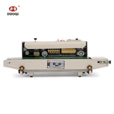 Envase FR-900 Máquina portátil de sellado de banda horizontal con sellado caliente por calentamiento