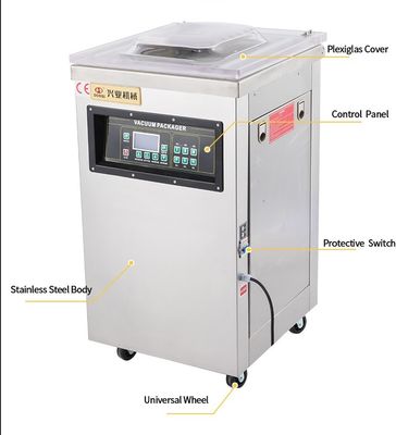 DQVC-400 sellador de vacío de cámara única controlado eléctricamente automáticamente