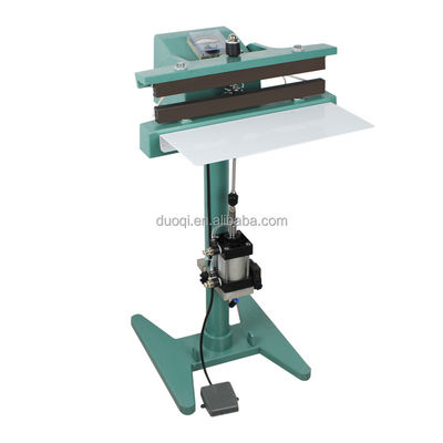 Sealera de pedal de pie DUOQI SFLJ-400 Máquina de sellado térmico directo con anchura de sellado de 15 mm
