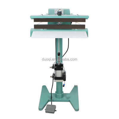 Sealera de pedal de pie DUOQI SFLJ-400 Máquina de sellado térmico directo con anchura de sellado de 15 mm