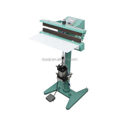 Sealera de pedal de pie DUOQI SFLJ-400 Máquina de sellado térmico directo con anchura de sellado de 15 mm