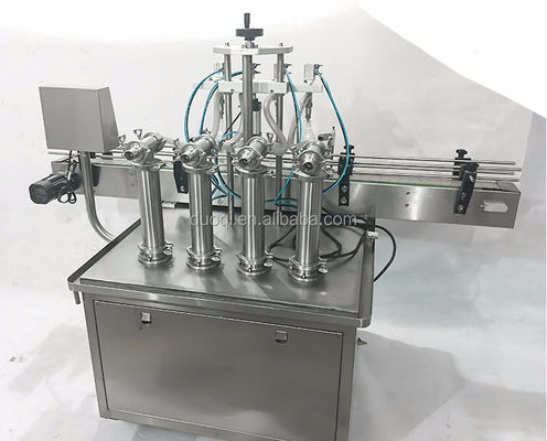 500 BPH Máquina automática de llenado de botellas de vidrio de plástico líquido