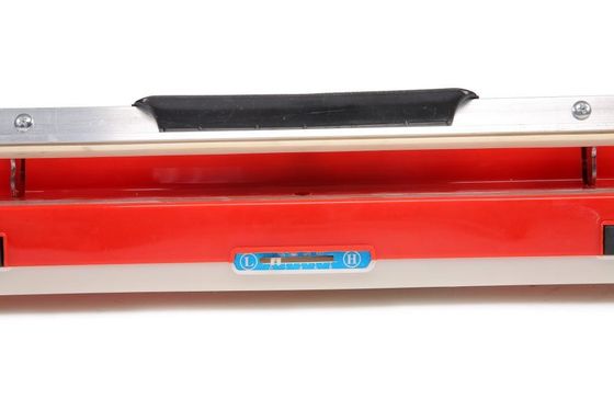 Máquina de sellado de película de plástico rojo SF-400 con accionamiento eléctrico para las necesidades de embalaje doméstico