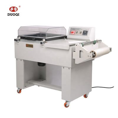Máquina de embalaje de encogimiento conveniente 2 en 1 para sellar y envolver películas POF 128 kg