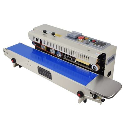 FRD-1000 Máquina de sellado de banda horizontal de impresión con tinta con tipo de embalaje 26 kg