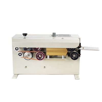 Selladora de bolsas de calor de banda automática continua adecuada para el material de embalaje de papel
