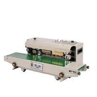 0 C Máquina de sellado de bandas con temperatura controlada para material de embalaje de plástico