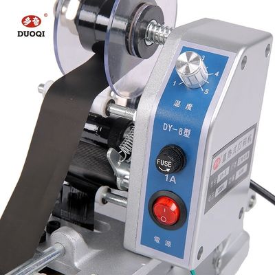 Impresora de etiquetas de fecha de vencimiento semiautomática Impresión de etiquetas DY-8 Máquina de codificación manual de fechas