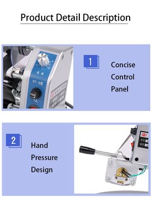 Máquina portátil de codificación manual de cinta de alta precisión Resistencia al calor