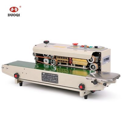 220 V/Hz DUOQI FR-770 Bolsas de plástico de papel de aluminio pintado Bolsa Máquina de sellado continuo para panel digital