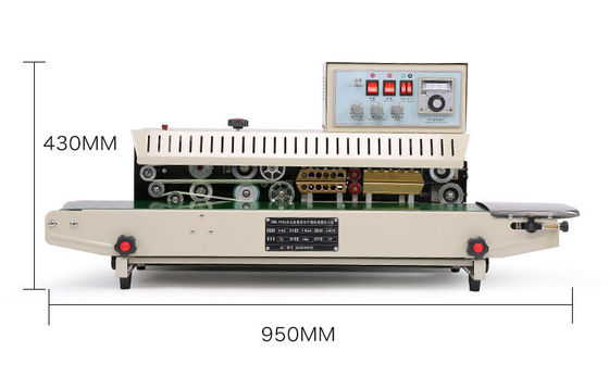 FR-980 Impresora de codificadores de tinta Máquina de sellado de embalaje de bolsas de plástico continuas verticales