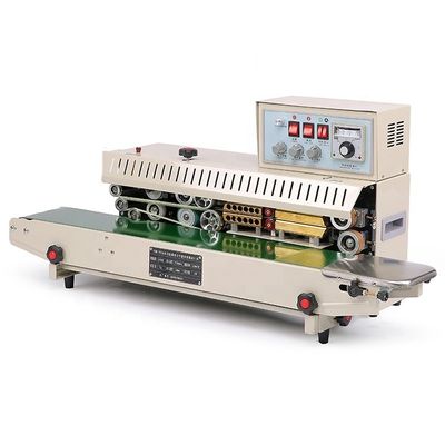 FR-980 Impresora de codificadores de tinta Máquina de sellado de embalaje de bolsas de plástico continuas verticales