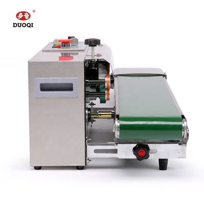 DUOQI FR-770S Máquina de sellado térmico de acero inoxidable para la costura de la manga de la bolsa de bolso