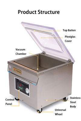 Máquina de embalaje industrial de polvo de café DZ-350 Máquina de embalaje de vacío pequeño