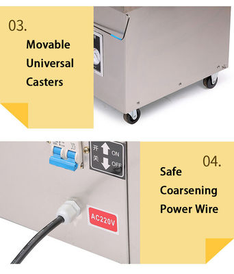 Máquina de embalaje industrial de polvo de café DZ-350 Máquina de embalaje de vacío pequeño