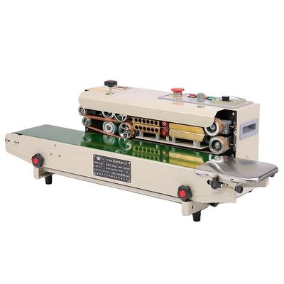Máquina de costura de manga de reducción de mercancías DUOQI FR-770C con accionamiento eléctrico Máquina de sellado continuo con contador